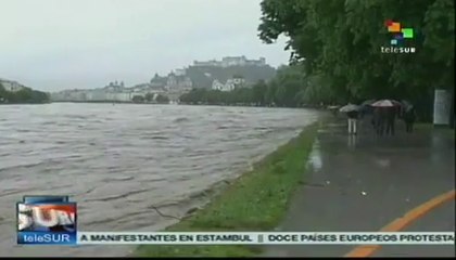 Austria resiente las fuertes lluvias que azotan Europa