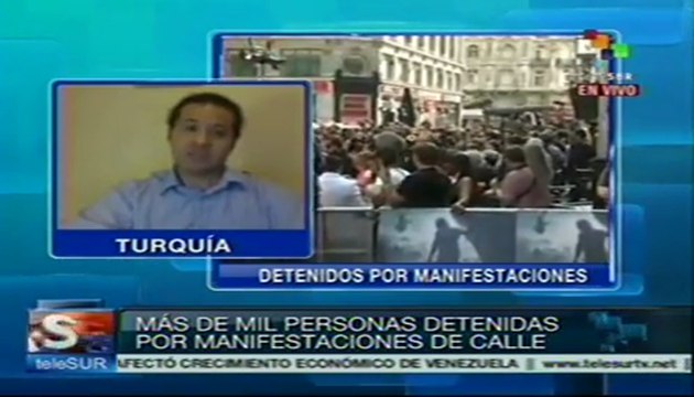Reprime policía turca con gases químicos a manifestantes