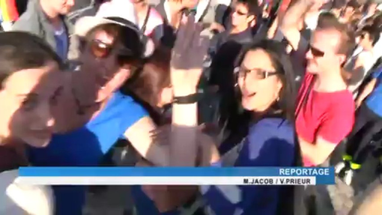 Gaypride : la 19ème marché des fiertés à Montpellier. Son slogan : oui!