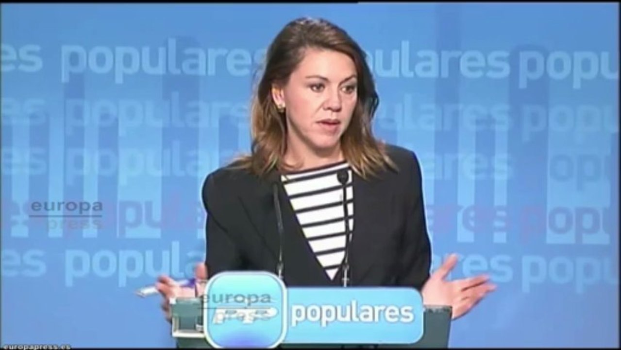 Cospedal niega que Aznar haya abierto un "debate interno"