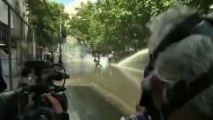 Turkish police fire tear gas, water cannons at protesters in Ankara