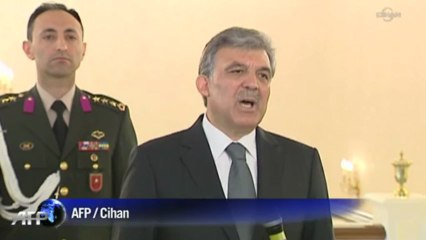 Turquie: le président appelle les manifestants au calme