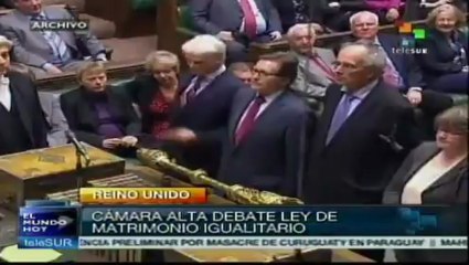 Reino Unido debate proyecto de ley sobre el matrimonio igualitario