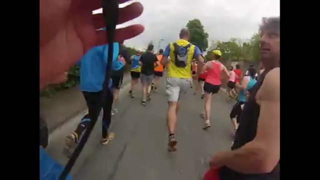 La transbaie : ambiance au départ dans les rues de Saint Valery sur Somme