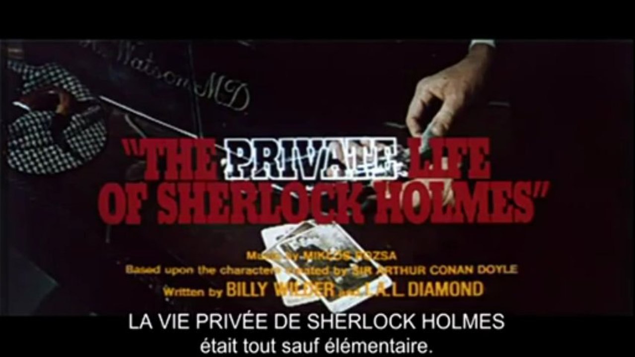 La Vie privée de Sherlock Holmes ( bande annonce VOST )
