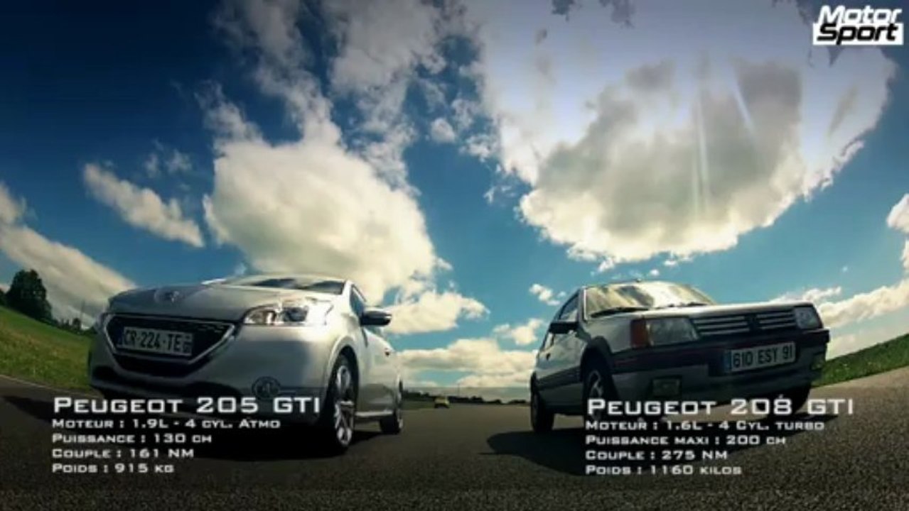 Peugeot 205 GTI VS 208 GTI