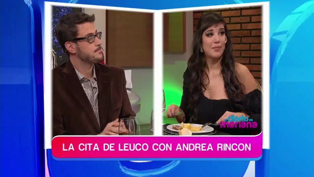 La cita de Diego Leuco con Andrea Rincón