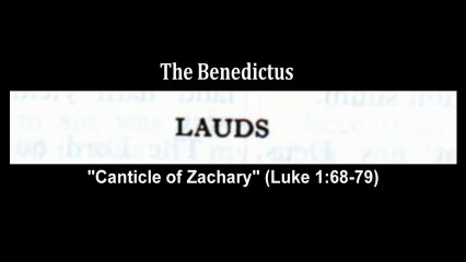'Benedictus'-Gregorian Chant  ,Latin/English HD