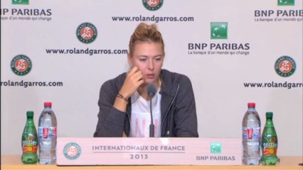 Sharapova: "A fare la differenza è stata la mia pazienza"