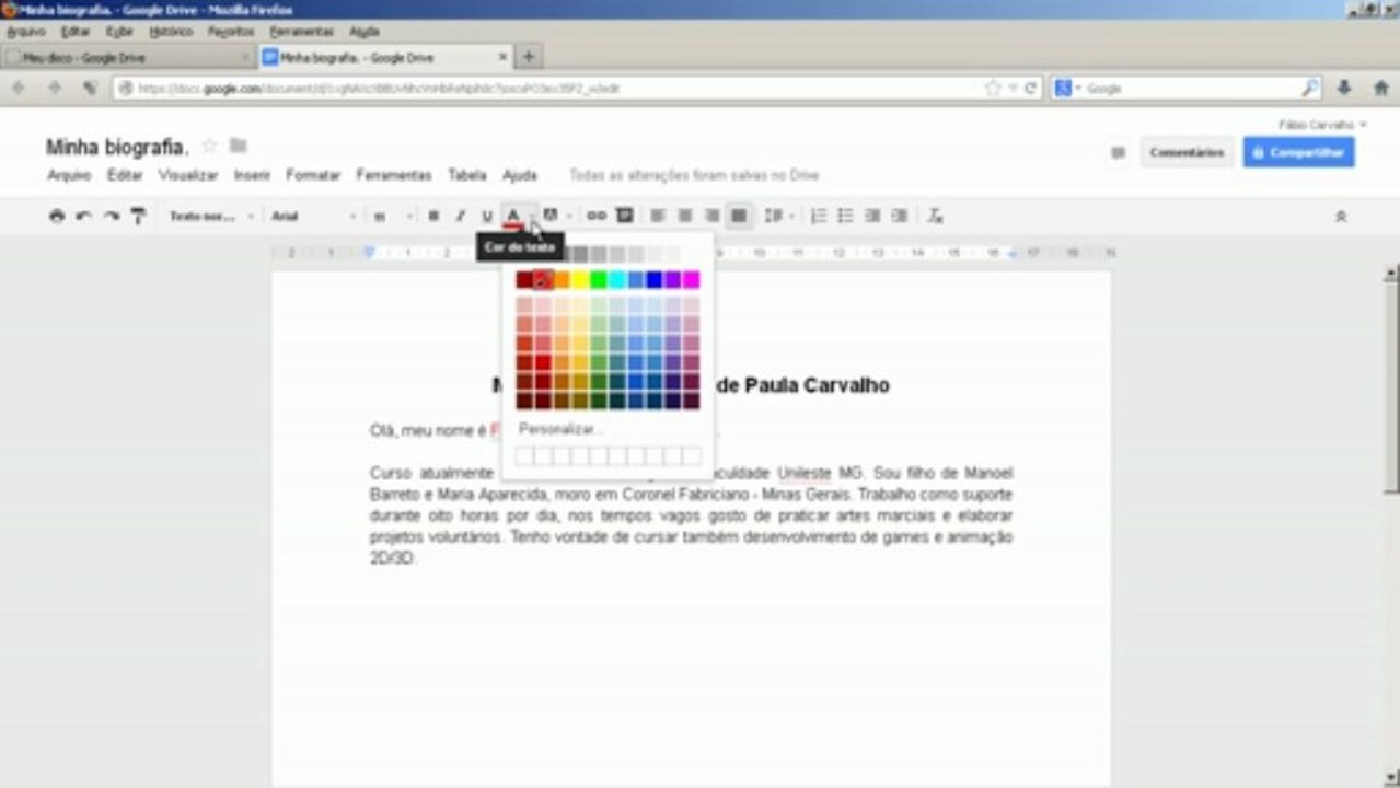 Aula 07 - Fonte, Tamanho da Fonte, cor da Fonte