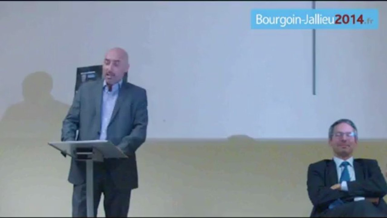 Bourgoin Jallieu 2014 : Intervention de Jean-Claude Pardal sur le Commerce et le Stationnement