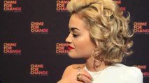 Rita Ora new album gossip backstage at Chimes for Change concert