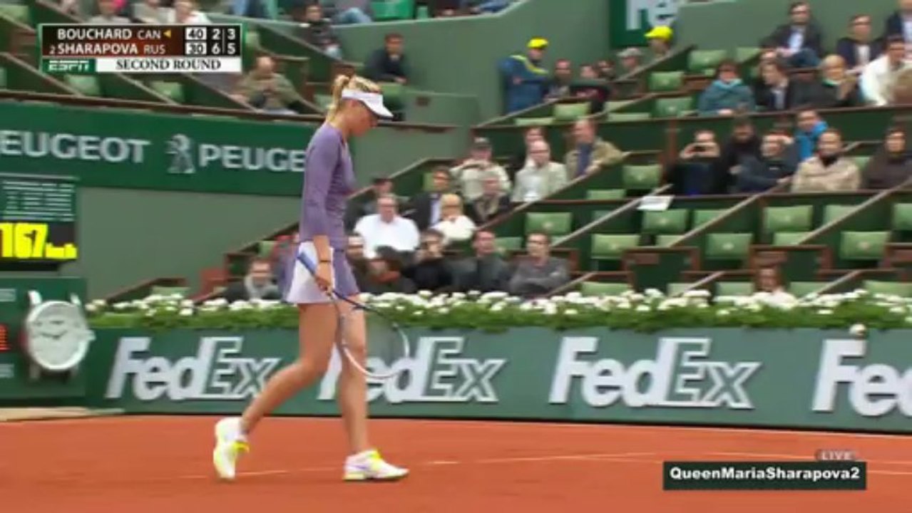 Sharapova vs Bouchard (2013 Highlights)