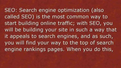 Four Keys To Building Web Traffic