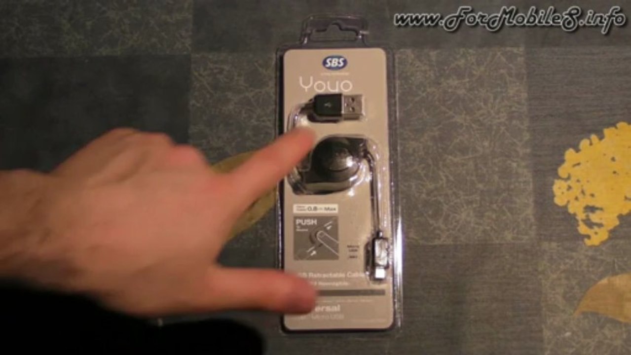 Unboxing di SBS Yoyo (USB retractable cable) - esclusiva mondiale !