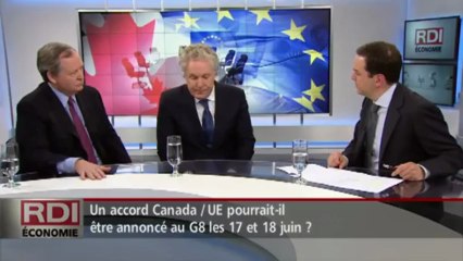 RDI Économie - Entrevue avec Jean Charest et Simon Potter.