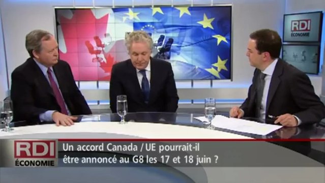 RDI Économie - Entrevue avec Jean Charest et Simon Potter.