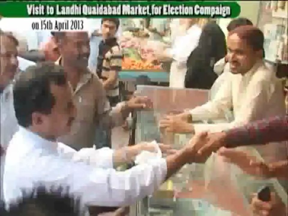 President PML Q Sindh Haleem Adil Sheikh visit Quaidabad on 15.04.2013