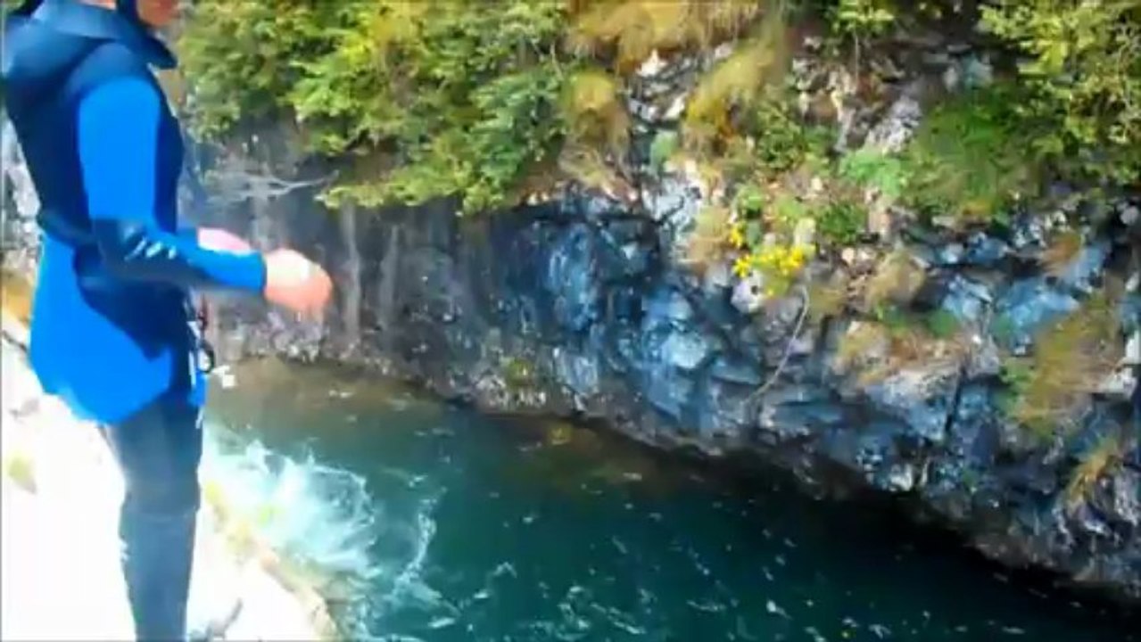 Un canyon dans les Alpes Maritimes: La Bollène