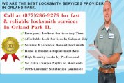 24 hour locksmith service  in Orland Park IL (877)286-9279