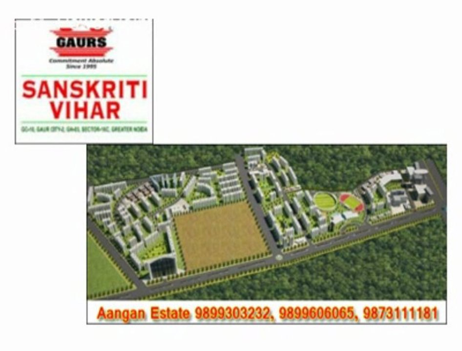 Sanskriti Vihar at Gaur City-2 @9899303232 Gaur Sanskriti Vihar Noida
