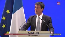 Conférence de Presse Manuel Valls Préfécture d'Ajaccio