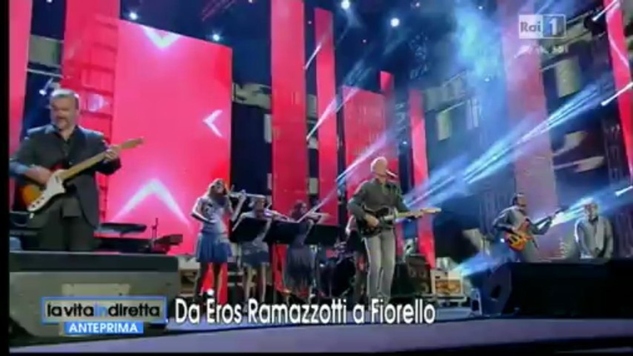 Renato Zero La vita in diretta 4.6.13 Backstage wind music awards