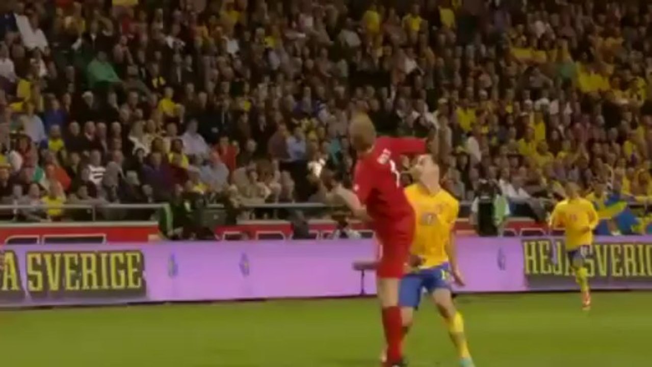Sweden vs england 4-2 - zlatan ibrahimovic unbelievable bicycle goal 14 - 11 - 2012