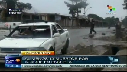 Ataque dejó trece muertos en Afganistán