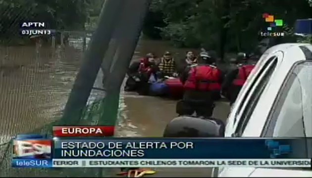 Lluvias torrenciales causan estragos en Europa Central