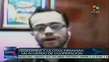 Acuerdo entre Colombia y OTAN desestabilizará a AL: politólogo