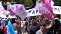 Marseille: manifestation anti-mariage pour tous en marge de la venue de Hollande - 04/06