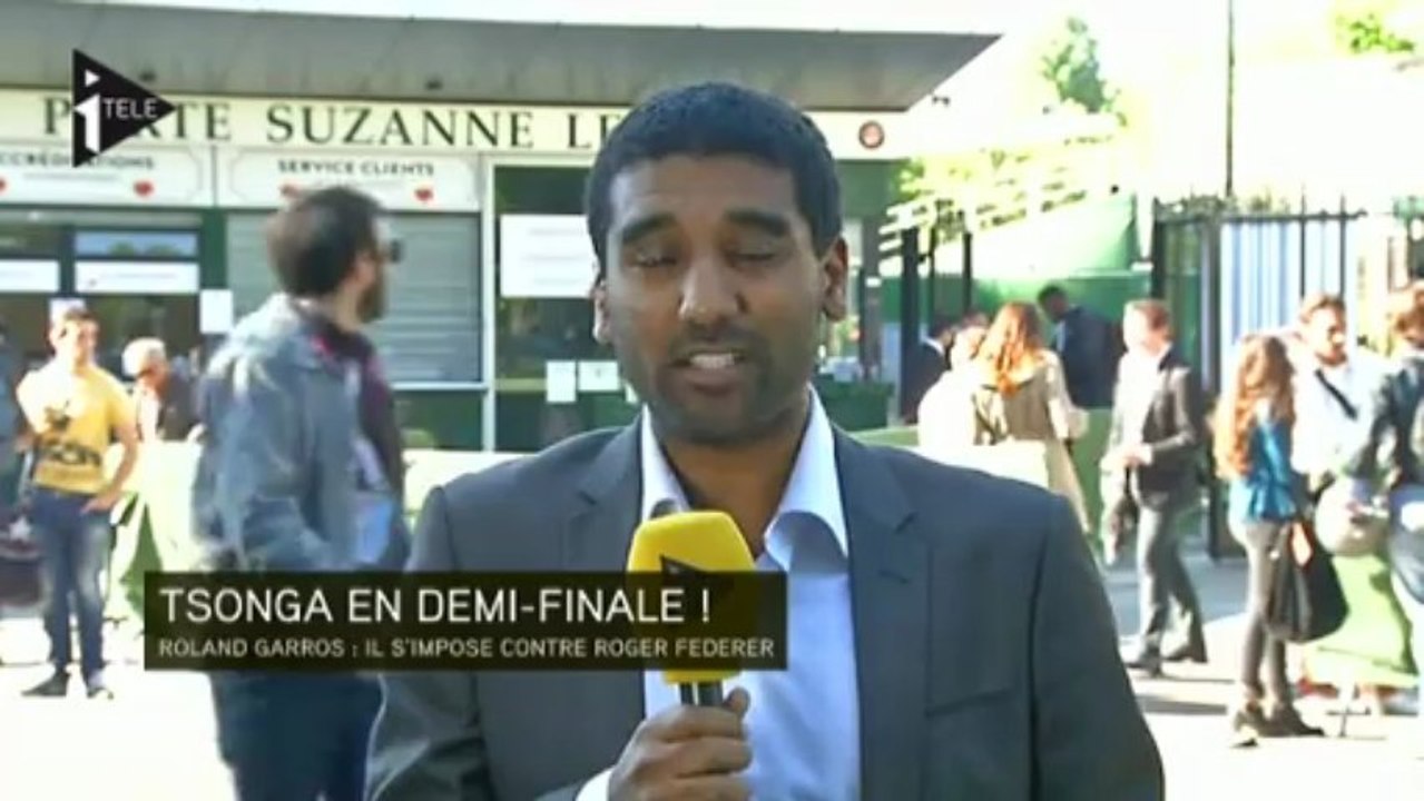 Roland-Garros : Tsonga terrasse Federer et se qualifie en demi