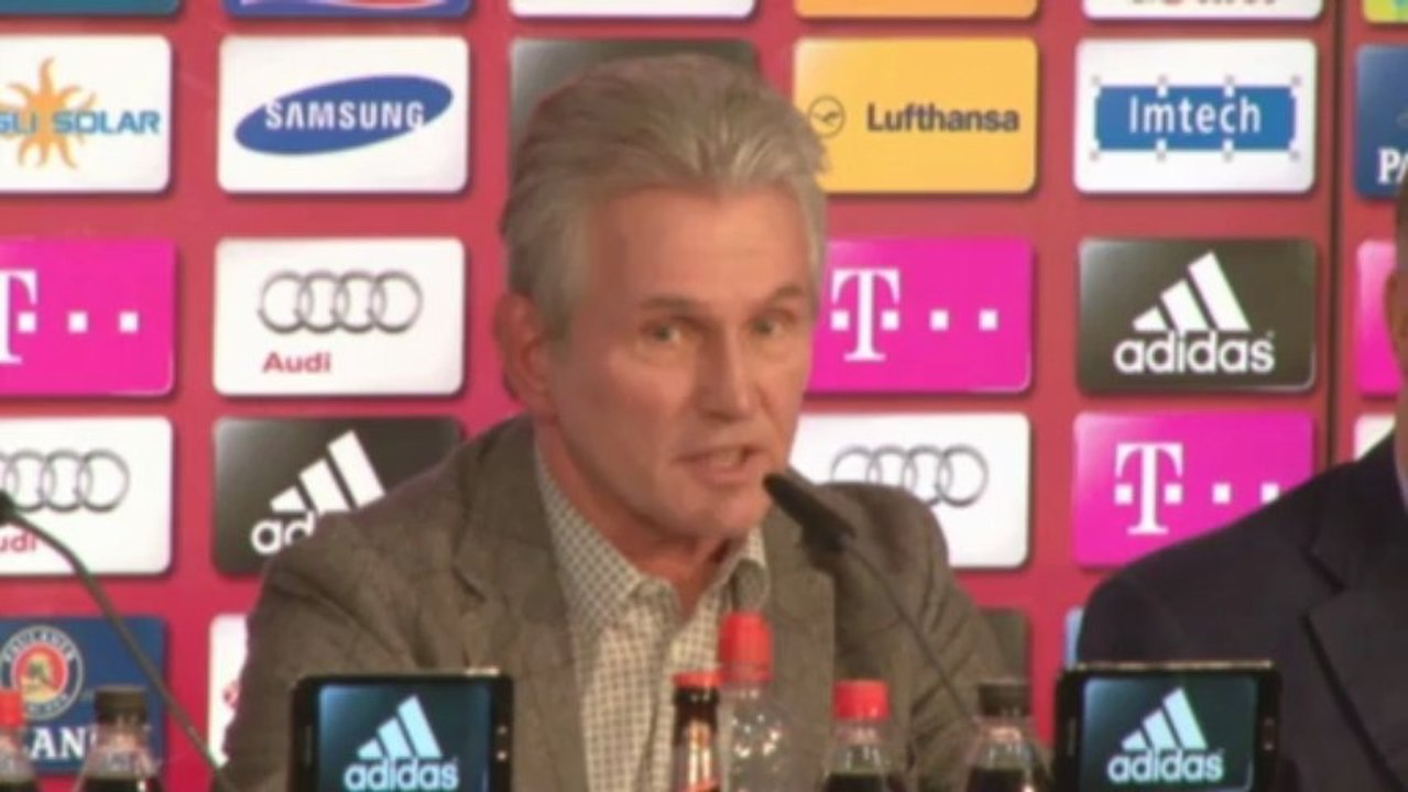 Große Emotionen: Heynckes dankt seiner Frau für den Rückhalt