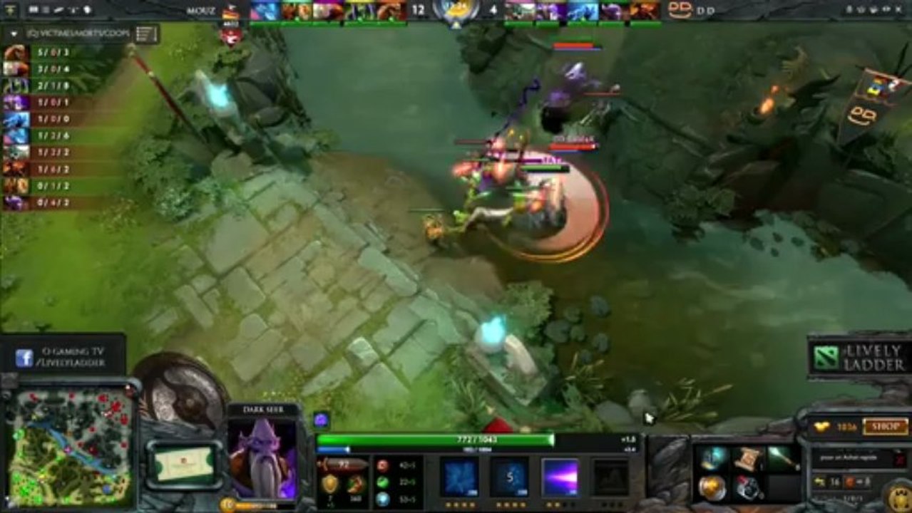West Qualifiers TI3 Grand Final - Mouz vs DD - Game 1