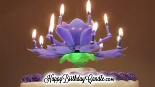 The amazing happy birthday candle