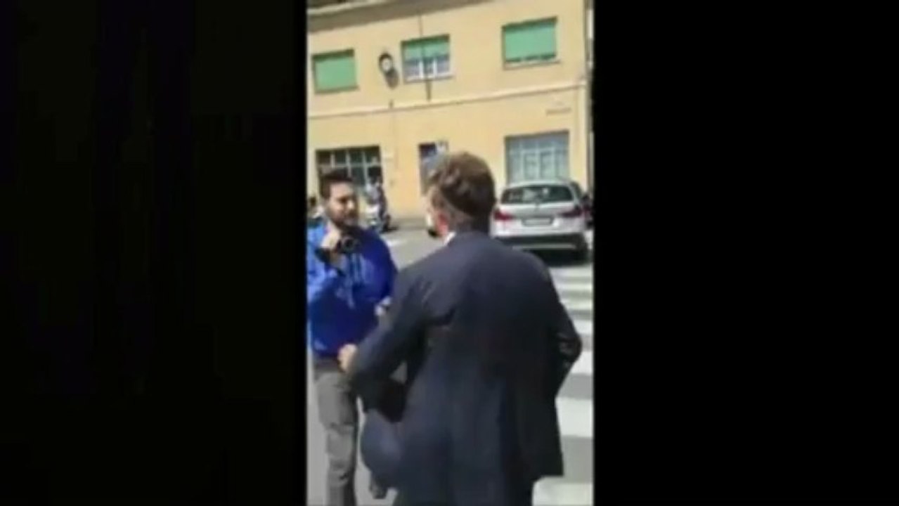 Enrico Preziosi aggredisce troupe del Il Secolo XIX