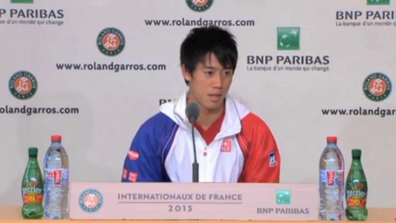 French Open: Nisihkori: 'Alles war auf der Seite von Nadal'