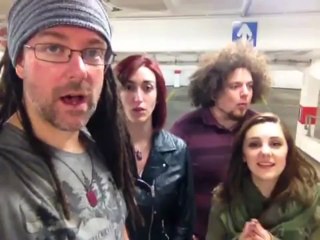 Cover of The Lion Sleeps Tonight in a car park!