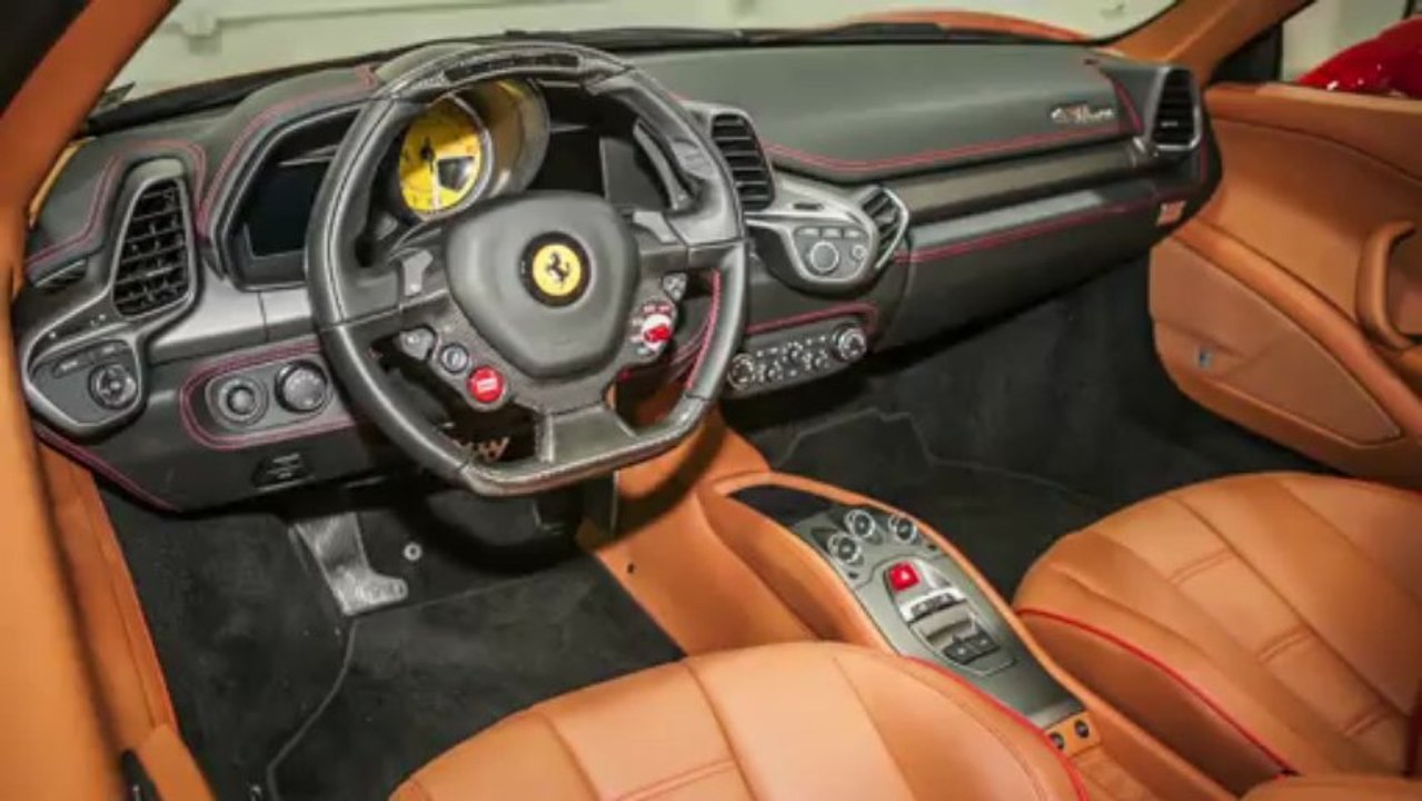 Used Ferraris in California - 2012 Ferrari 458 Italia Spider RED