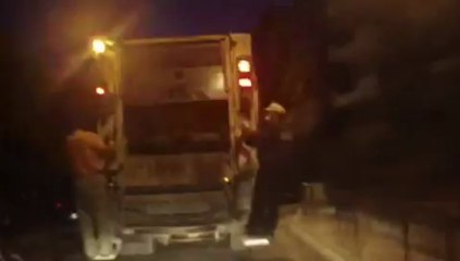 Ανηφόρα με απορριμματοφόρο