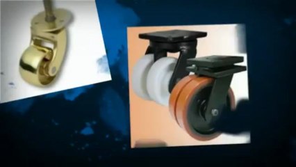 Castors are wheels with a swivelling bearing