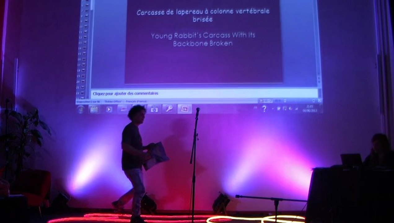 1er round - Coupe du monde, Eupédien Deschardons - France : Carcasse de lapereau à colonne vertébrale brisée