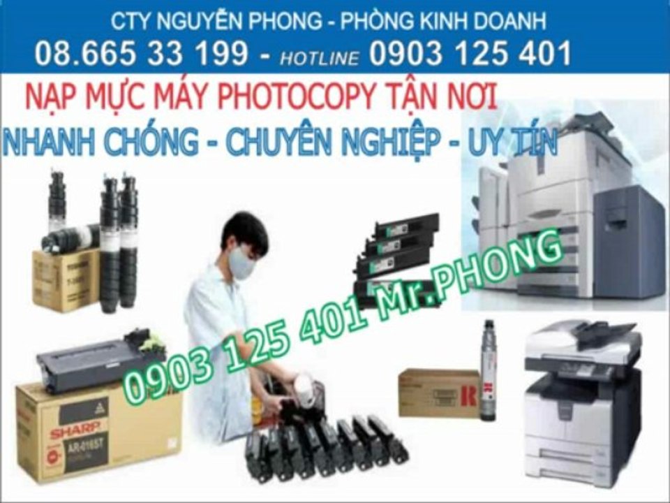 NẠP MỰC MÁY IN, CUNG CẤP MỰC IN NHÀ BÈ, KCN HIỆP PHƯỚC, QUẬN 7