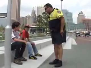 Baltimore cops V.S. skateboarder
