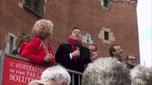 Jean-Luc Mélenchon s'exprime sur le mariage pour tous (Perpignan, 2 juin 2013)