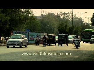 Work in progress- Delhi Metro at South Extension Part-1, Delhi