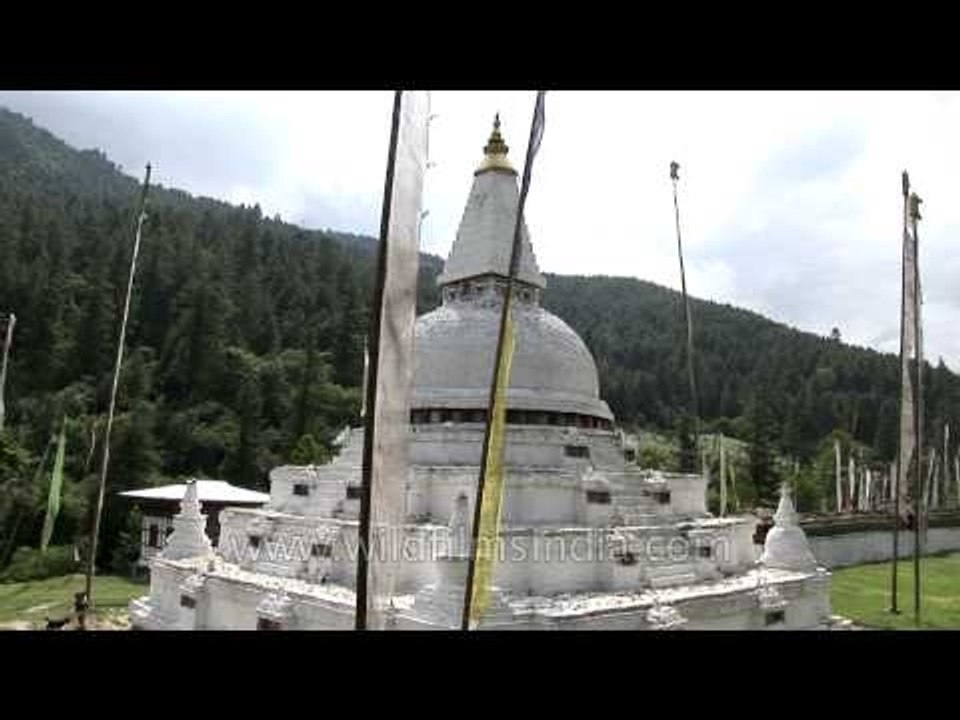 Religious Stupa in Bhutan