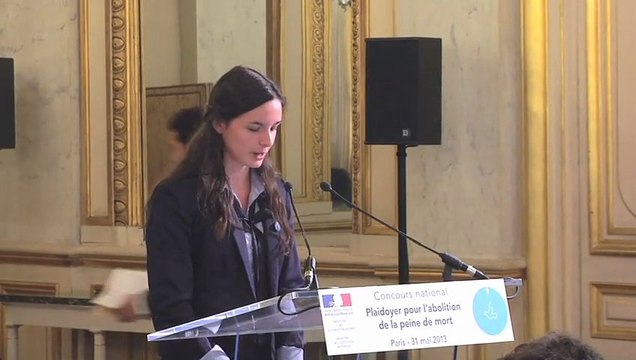 Finale du concours national Plaidoyer pour l'abolition de la peine de mort