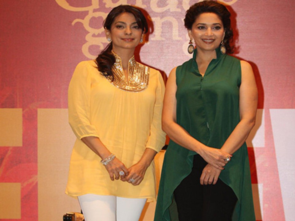 Madhuri Dixit and Juhi Chawla Gulaab Gang